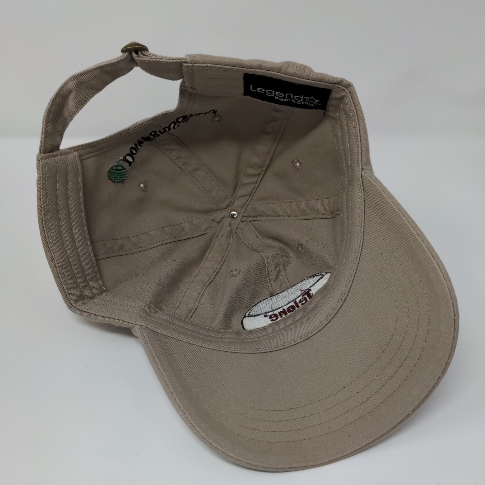 Telone Soil Fumigants Slideback Hat Tan OSFA Dow AgroSciences Legend