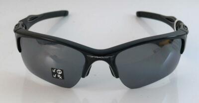 OAKLEY POLARIZED SUNGLASSES HALF JACKET 2.0 XL BLACK FR BLACK