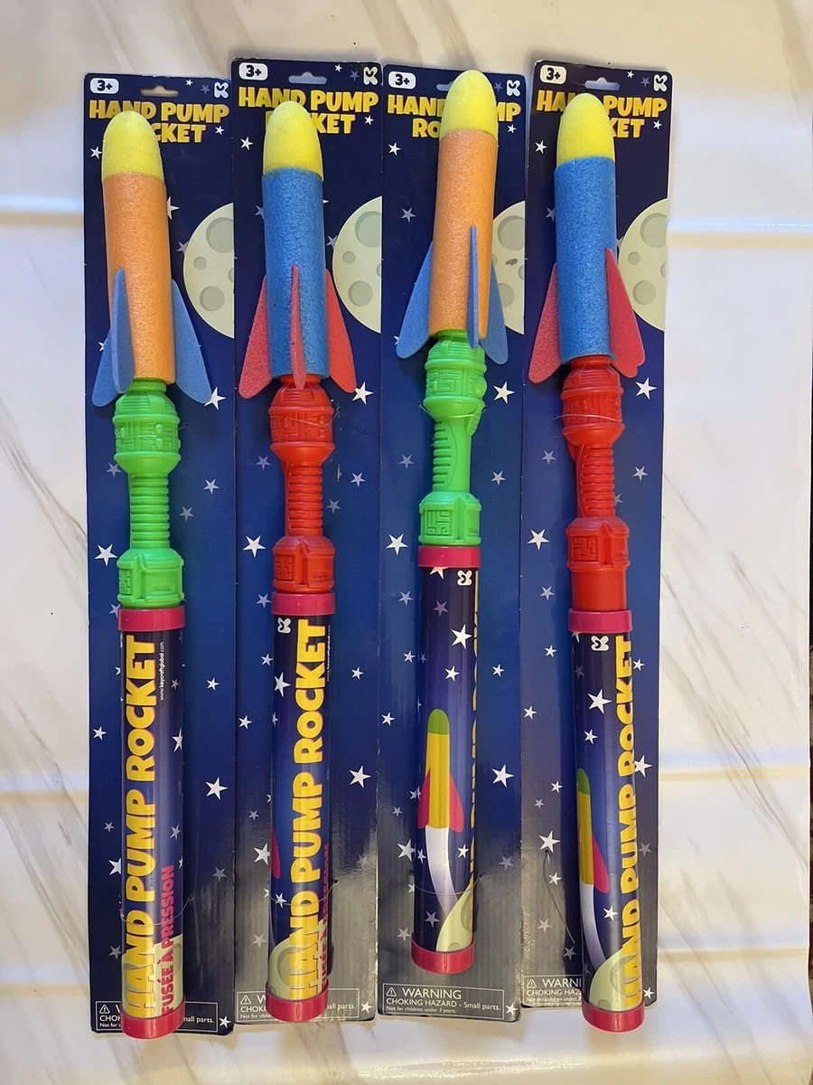 Hand pump sale rocket toy