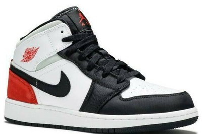 red black and white jordan 1 grade school