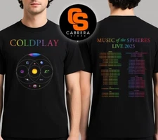 Coldplay Music Of The Spheres World Tour 2025 T-Shirt