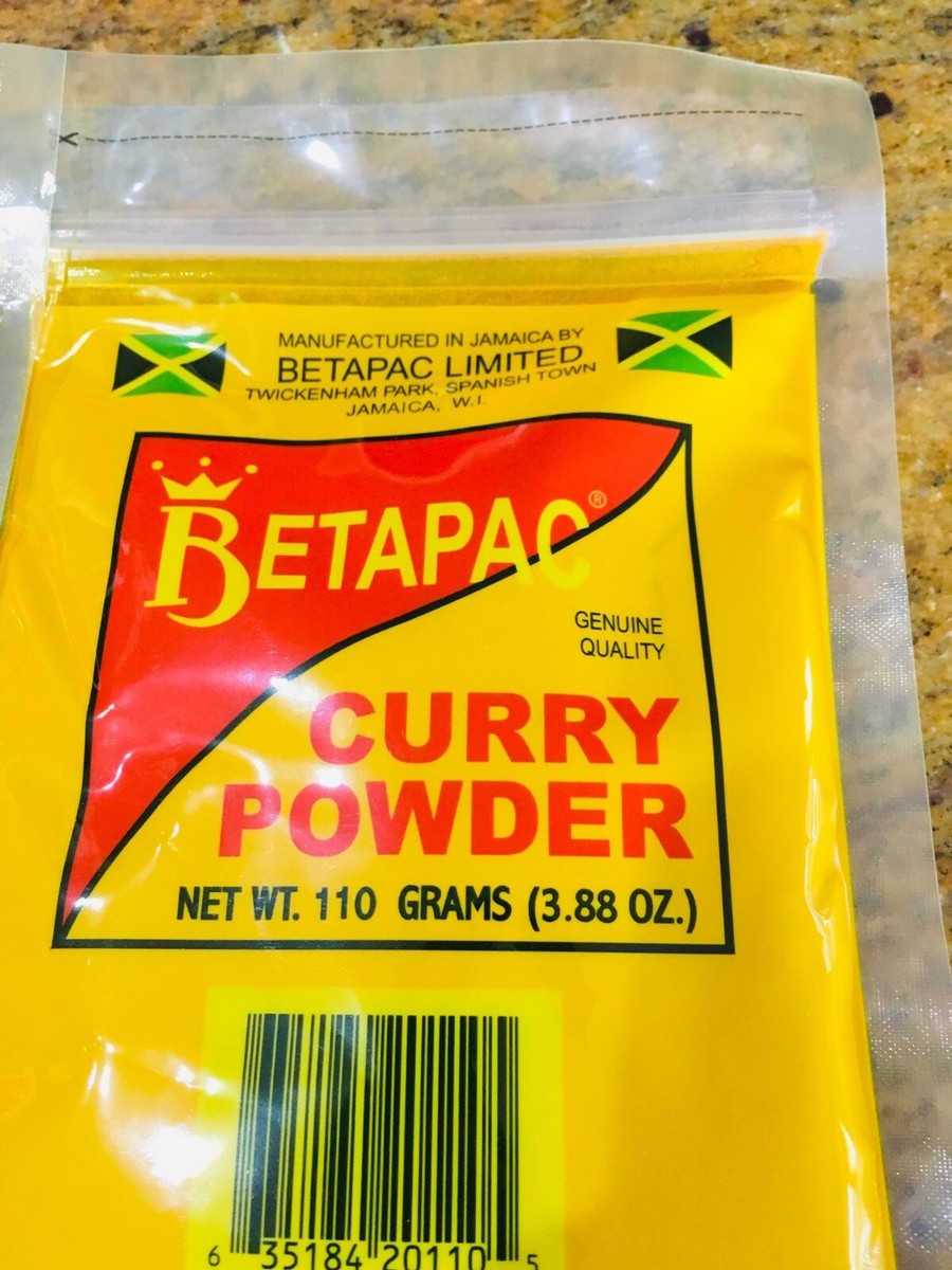100% Jamaican Curry Powder Seasoning BetaPac Grams