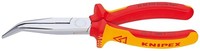 Knipex 2626200 Vde Flachrundzange, Gebogen 200 Mm