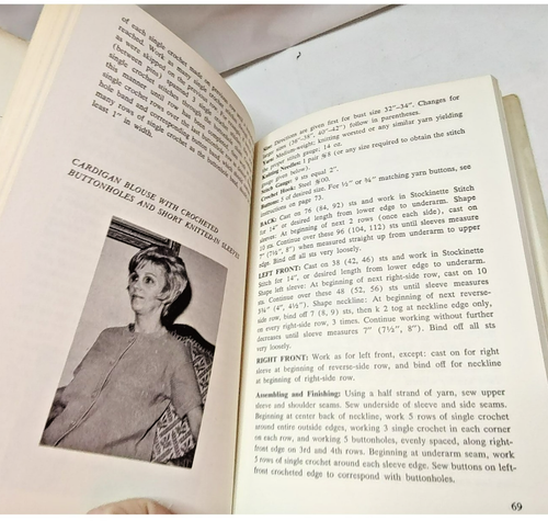 Knitting Made Easy Barbara Aytes HB DJ OOP Book Club Edition 1970 Instruction Bk - Picture 12 of 15