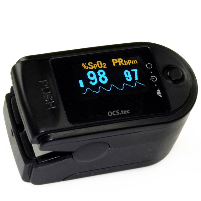 Pulsoxymeter Pulse Oxymeter EKG Oximeter Pulsmesser Om1 | Acquisti ...