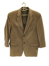 VTG Adolfo Corduroy Suit Jacket Blazer 40S 2 Button Closure