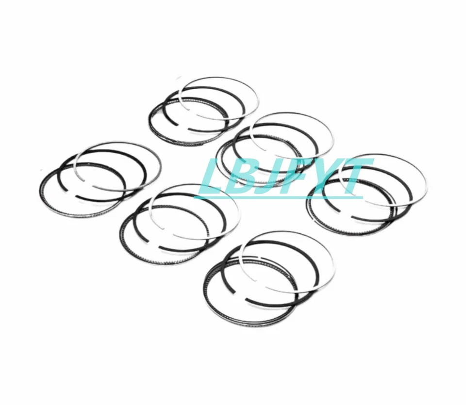 Juego de 6 anillos de pistón de motor STD para Mercedes-Benz E350 C320 CDI BlueTec 3.0 OM642 Foto 3 de 4