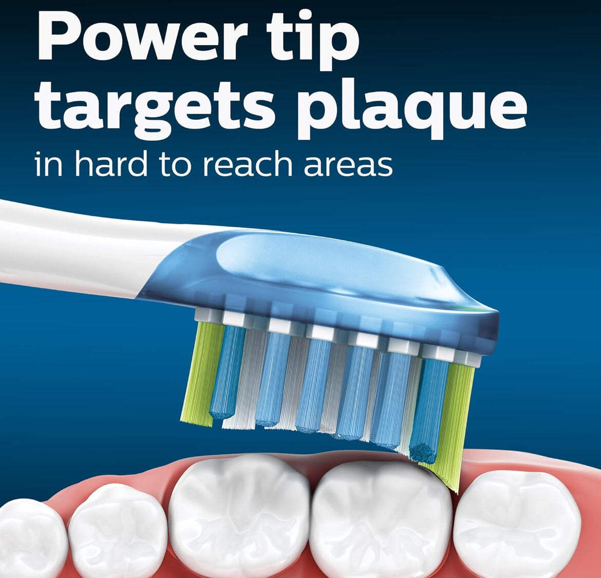 Philips Sonicare Genuine C3 Premium Plaque Control Toothbrush Heads, 4 Brush Hea