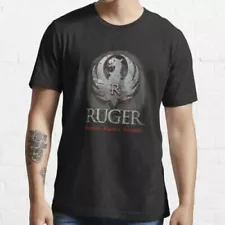 NEW LIMITED Ruger Rugged Reliable Firearms Awesome Vintage Retro T-Shirt