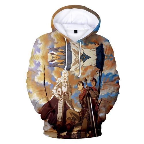 Berserk Guts 3D Hoodies Cosplay Berserker Adult Kids Sweatshirts Jackets Coats - Picture 17 of 29