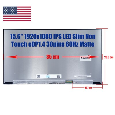 New Laptop Screen for Dell Vostro 5510 KCWGN 0MTN3G MTN3G 0WJDPN WJDPN 034H32