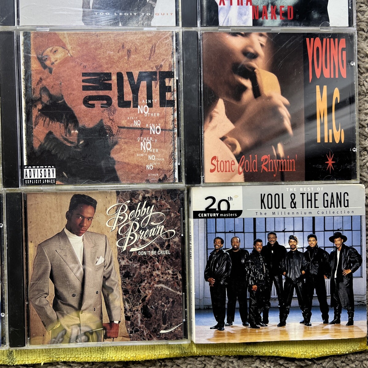 9 Rap Hip Hop Cds Young M.C. Hammer MC LYTE Bell Biv Devoe Color