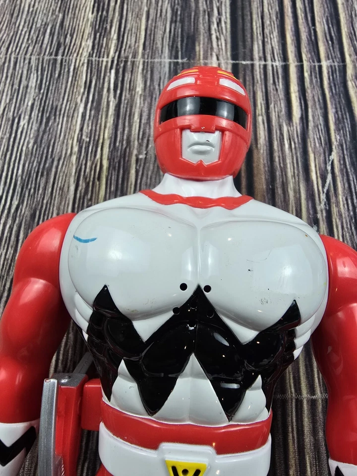 De Colección Power Rangers Walkie Talkie Set 9" Figuras 1999 Rojo Azul Rangers LEER Sin Probar Foto 2 de 4