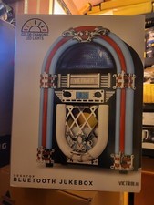 VICTOR Broadway Desktop Bluetooth Jukebox , FM Radio LED Light