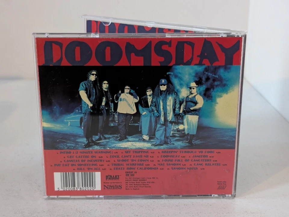 Boo-Yaa Tribe Doomsday 1994 Bullet Proof Records Hip Hop CD Used Please Read - Bild 3 von 3