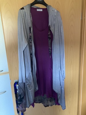 Shirtjacke mit Kapuze in 48 von Tredy Rücken Chiffon mit Gesicht ohne Shirt
