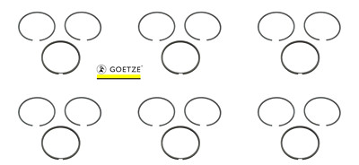 6 Sets of Piston Rings - Standard (84.00mm) 1.5 - 1.5 - 4mm for Porsche - GOETZE