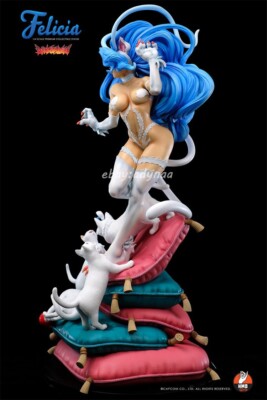 HMO Hand Made Objects Catwoman Felicia 1/4 65cm Resin Three-headed Statue white