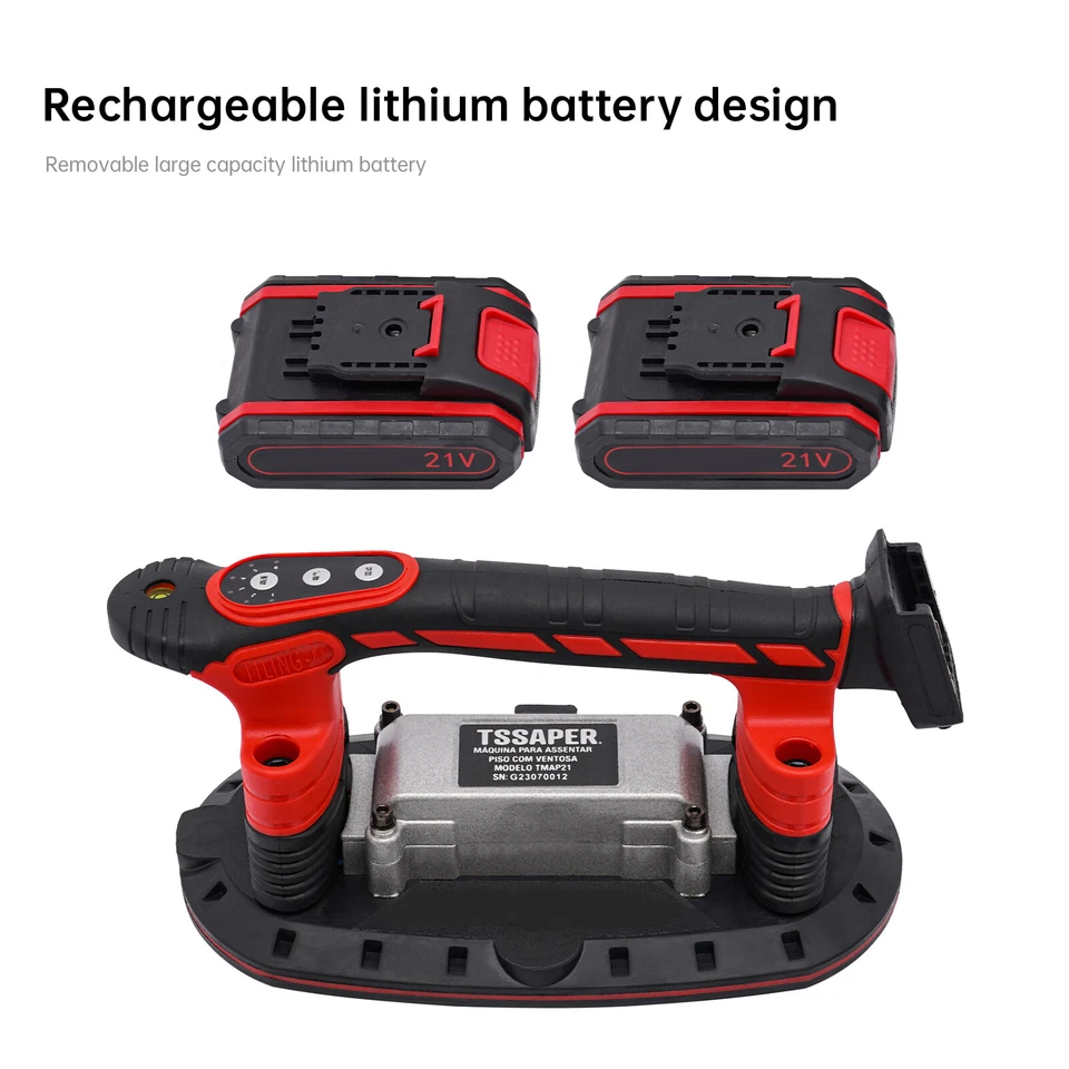 Herramienta de vibración de azulejos de 6 velocidades con ventosa para una fácil instalación Foto 3 de 4