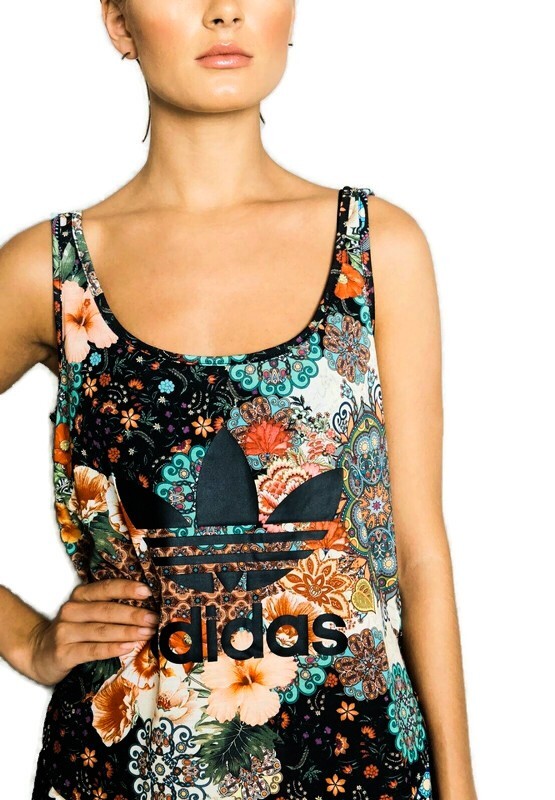 XS adidas OG Women's JARDIM TANK TOP & SHORTS by FARM Brasil