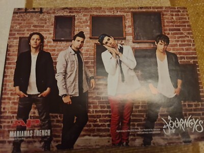MARIANAS TRENCH / BALANCE AND COMPOSURE JONATHAN SIMMONS A4 POSTER AP MAGAZINE