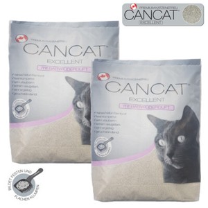 2X15 Kg Cancat Excellent Kanadische Premium Katzenstreu Klumpstreu  Babypuderduft | Ebay