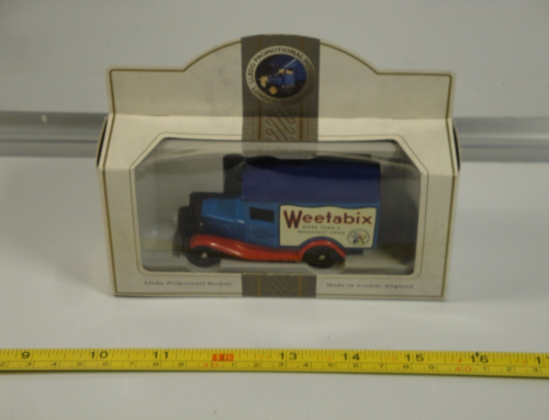 WEETABIX FORD MODEL A LLEDO PROMOTIONAL VAN  BLUE DIECAST MADE in ENGLAND BOXED - Picture 1 of 9