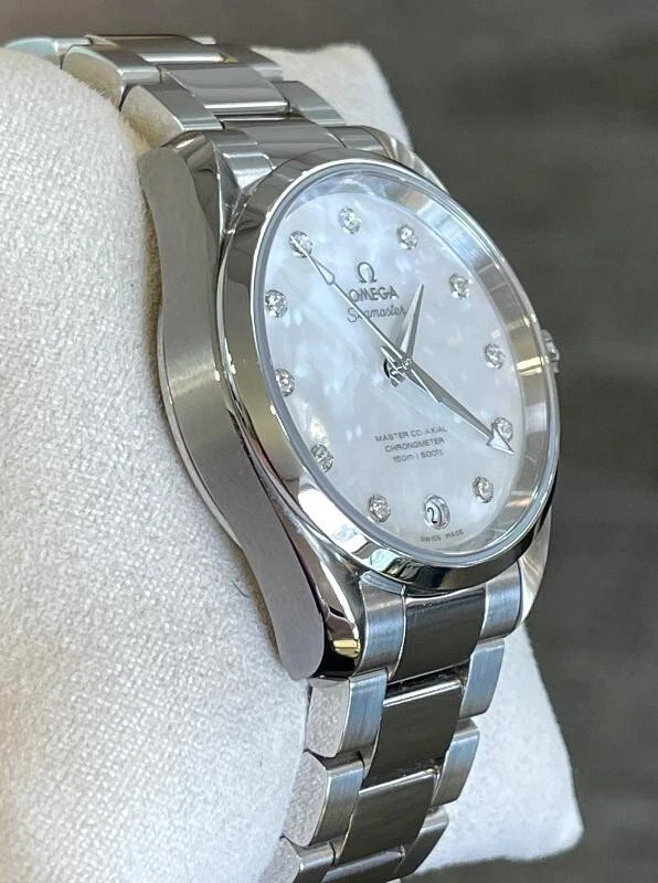 OMEGA Seamaster Aqua Terra 150M Perlen-/Diamantzifferblatt 38,5mm - Bild 3 von 4