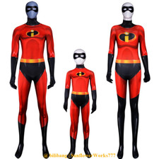 The Incredibles Family Cosplay Costume Zentai Elastigirl Violet Parr Bodysuit