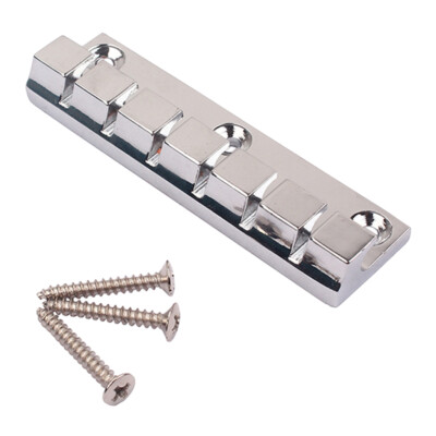 Saite mit 6 Saiten verchromt Stopbar Saitenhalter mit Schrauben für