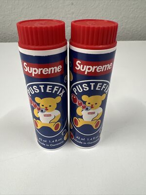 SUPREME PUSTEFIX Bubbles 1.4 oz (42 ml) Red Cap Brand New Made In Germany (x2)
