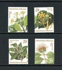 N805   Micronesia  1994   flora flowers   4v.   MNH
