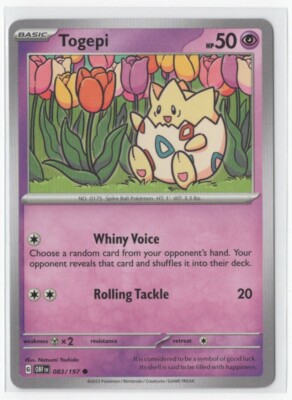 Pokemon Obsidian Flames 083/197 Togepi