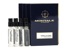 MONTALE PARIS VANILLA CAKE EDP 2.0ml .06fl oz x 4 COLOGNE PERFUME SPRAY SAMPLES