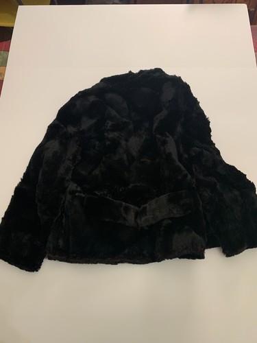 Vintage 1960's Black Rabbit's Fur Women's Jacket - Picture 4 of 4
