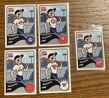 Lot of 5 2003 Topps Bazooka Joe Variations w/Mini Bazooka Joe Base #7