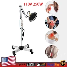 Acupuncture Mineral Lamp Far-infrared Lamp Pain Relief Heating Device 250W USA