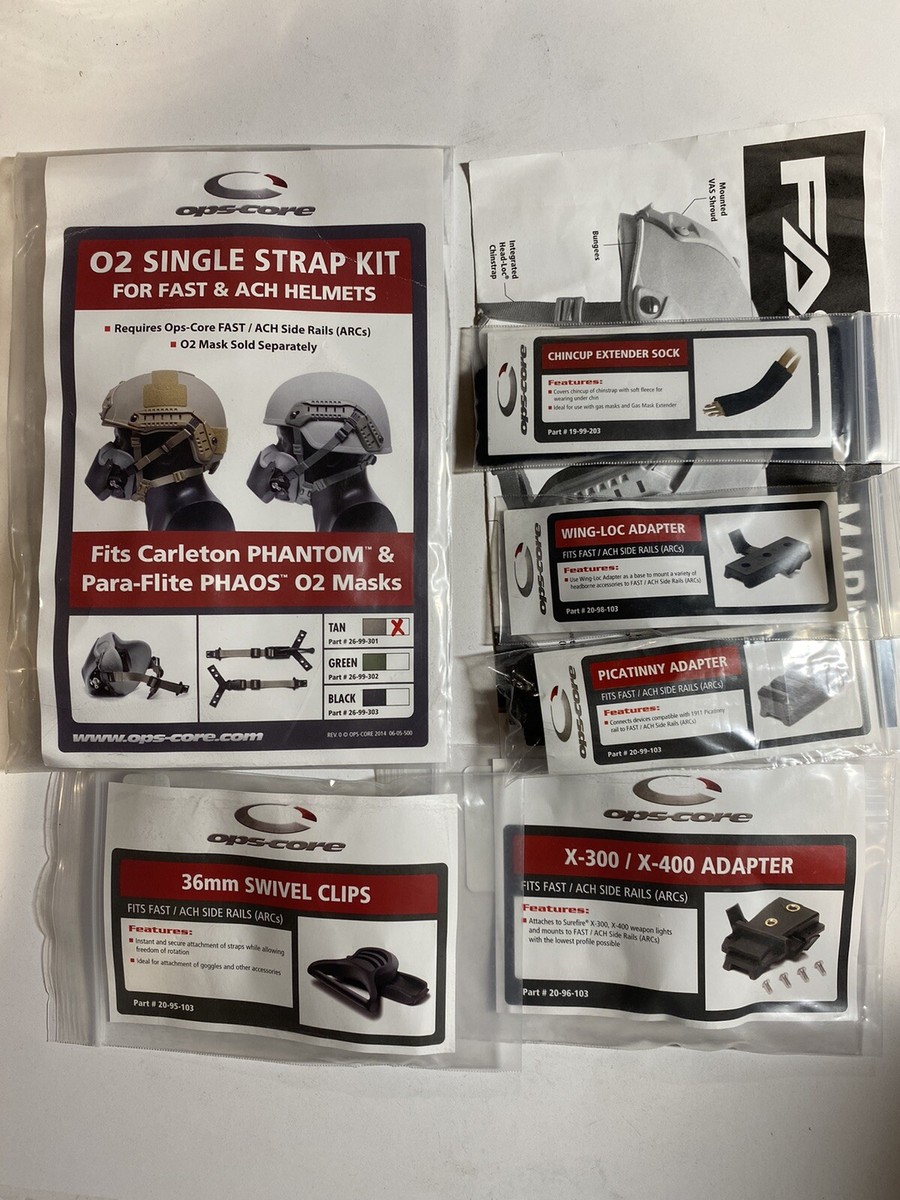 Ops-Core Maritim FAST Helmet AFSOC / USASOC Accessory Kit + O2