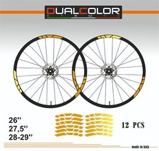12 Adesivi Cerchi Bici MTB 26-29”  Decorazioni Ruota Mountain Bike