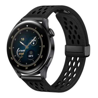 Für Samsung Galaxy Watch 7 FE 6 5 Pro 4 3 Active 2 40/44mm Gear S3 Leder Armband