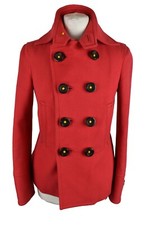Dsquared2 Red Jacket Size 40 Womens Button Up Outdoors Outerwear Womenswear