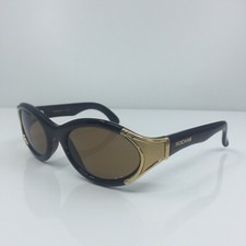 New Vintage Rochas Sunglasses Rochas Paris 9032 C. 36 Dark Brown  Gold France
