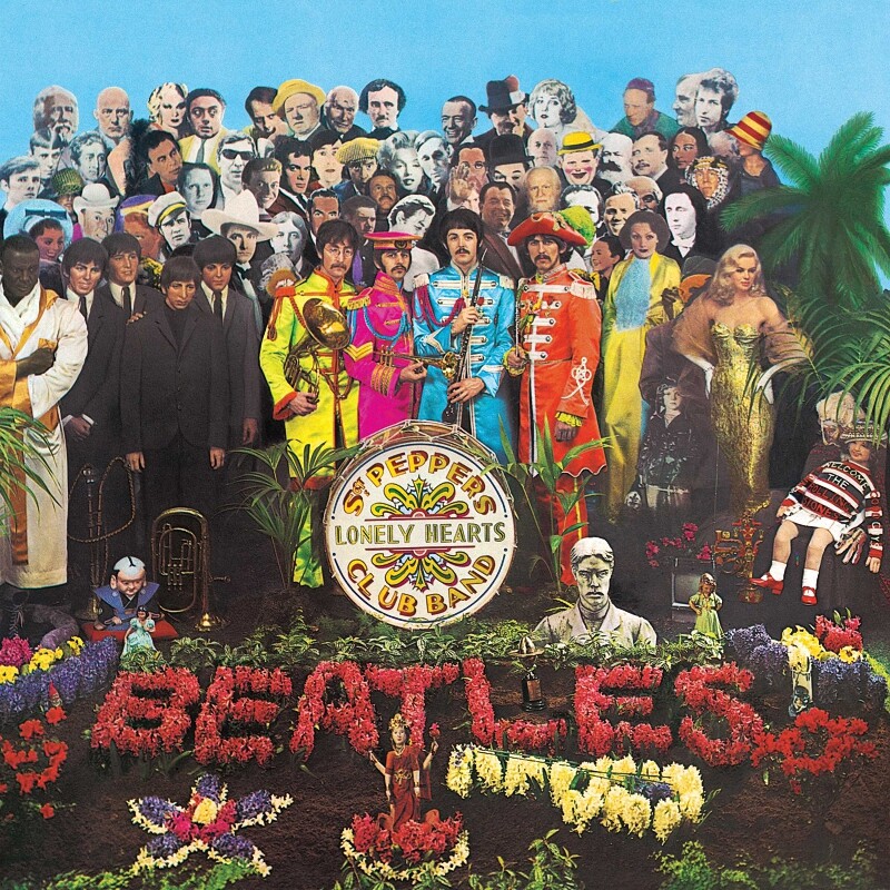 Sgt Pepper's Lonely Hearts Club Band The Beatles Poster Album Cover Print 24x24"
