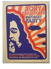 Roky Erickson Silkscreen Printed Poster