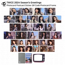 TWICE 2024 Season's Greetings News Room Photocard Postcard Sticker Frame QR Code