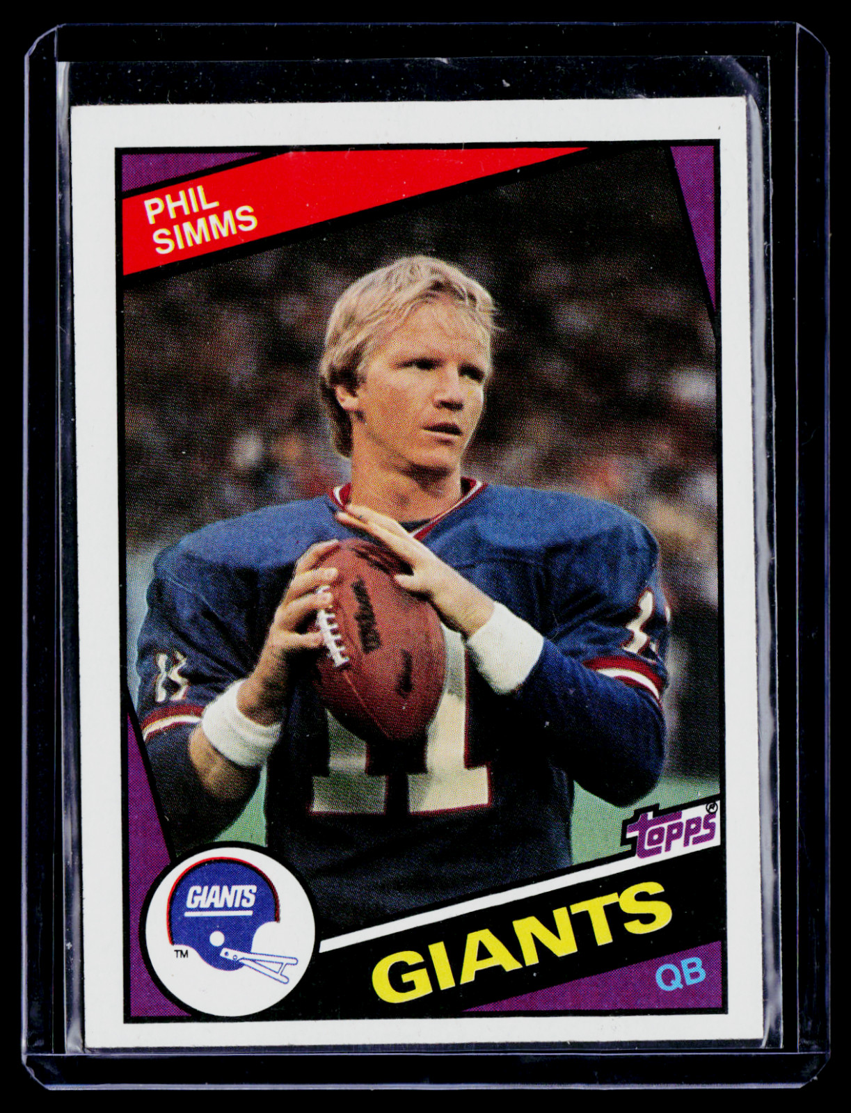 1984 Topps Football PHIL SIMMS #320 Giants