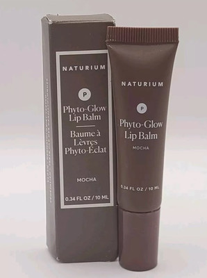 Naturium Phyto Glow Tinted Lip Balm - Mocha -  Dark Choco Brown 0.34oz /10mL NEW