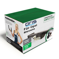 Oris Anhängerkupplung starr & 13poliger TowTec E-Satz für Opel Movano 03-10 TOP
