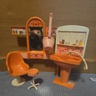 Mattel Barbie Vtg 1983 Arco Fashion Doll Beauty Hair Salon Play Set Dryer Sink