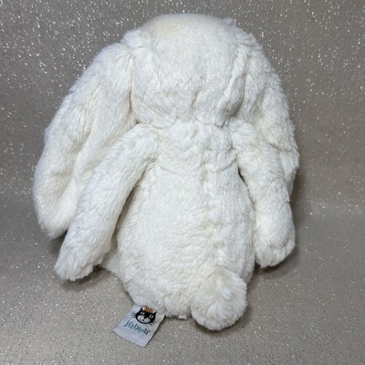 VTG Jellycat Bashful Bunny Cream Medium With Whiskers